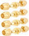 Brass Air Reusable Hose Splicer Repair Kit for 1/4 Inch ID Polyurethane Hose, Air Hose Fitting (4Set 1/4inch)...