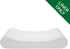 Furhaven Dog Bed Liner Water-Resistant Contour Luxe Lounger Foam Mattress Protector Cover - White, Jumbo Plus...