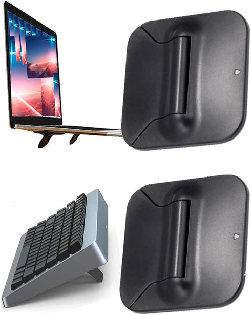 Generies Mini Laptop Stand, Ergonomic Foldable Portable Keyboard Riser, Invisible Cooling Laptop Holder for MacBook, Air, Pro, Lenovo, HP, More (2...
