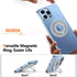 Magnetic Phone Ring Holder for MagSafe pop Socket,?360° Rotation? Phone Ring Mag-Safe Accessories with for iPhone 15/14/13/12 Series/Samsung/Googl...