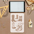 FINGERINSPIRE Cowboy Boots and Hat Painting Stencil 8.3x11.7" Cowgirl Boot with Spur Big Stencil Western Cowboy Themes Stencil Reusable Shoes Spra...