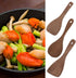 Fdit Kitchen Cooking Tool Shovel Wooden Spatula Fried Rice Turner Utensils Cooking Roasting(Semicircular)...