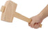 13.8'' Beech Wood Mallet, Manual Ice Hammer Mallet Solid Carpenter Wooden Hammer, Woodworking Carving Mallet Woodworking Hand Tool...