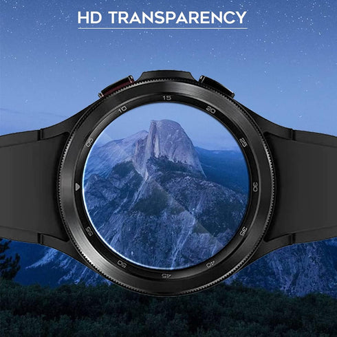 Orzero (3 Pack Tempered Glass Screen Protector Compatible for Samsung Galaxy Watch 4 Classic 46mm, Galaxy Watch 3 (45mm), Garmin Approach S40, 2.5...