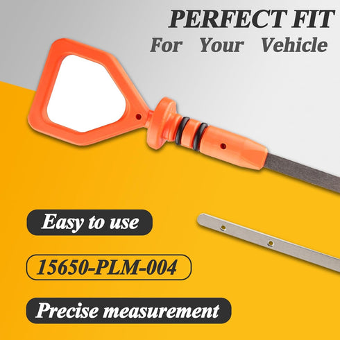 Engine Oil Level Dipstick Indicator Compatible for Honda Civic 2001-2005 2&4 Door Replace Fluid Oil Indicator Stick 15650-PLM-004...