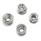 4pcs Track Nut Bicycle Bike Wheel Hub Axle Nuts M10 Rear Axle Nuts + M9 Front Axle Nuts Bicycle Accessories 7075 Aluminum Alloy Screw...