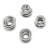 4pcs Track Nut Bicycle Bike Wheel Hub Axle Nuts M10 Rear Axle Nuts + M9 Front Axle Nuts Bicycle Accessories 7075 Aluminum Alloy Screw...