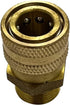 Simpson Cleaning 7105057 Replacement QC Socket for Pressure Washer Hoses Up to 4500 PSI, Male M22, Gold...