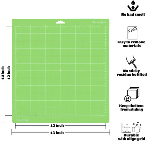 THANMAO Standard Grip Cutting Mat 3 Pack,12"x12" Standard Grip Cutting Mats for Cricut Maker 3/Maker/Explore 3/Air 2/Air/One?Replacement Accessori...