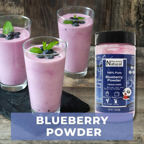 NPG Blueberry Powder 7 Oz, Pure Wild Blueberry Extract for Authentic Flavor in Smoothies, Baking, and Beverages, Freeze-Dried, Non-GMO Food Colori...