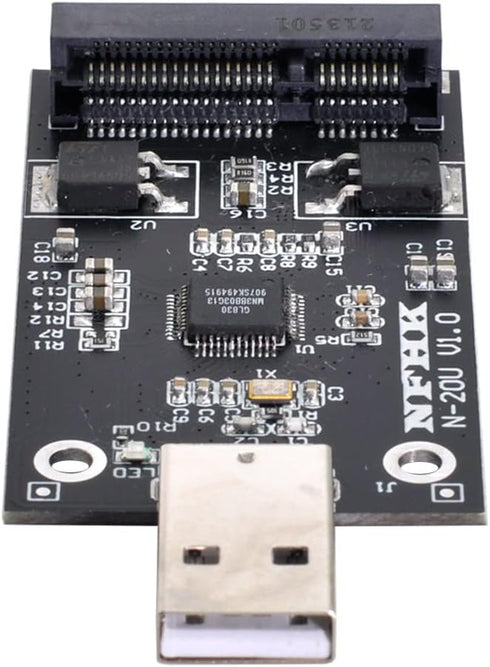 NFHK Mini PCI-E mSATA to USB 2.0 External SSD PCBA Conveter Adapter Pen Driver Card Without Case...