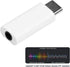 2Pack USB C to 3.5mm Audio Adapter, White USB C to Headphone Jack Adapter Compatible with iPhone 15 Plus/15 Pro Max/Samsung Galaxy/Ultra/iPad Pro/...