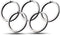 5 Pack Titanium Key Rings - Heavy Duty 25mm Split Key Rings, Titanium Gray Finish, Corrosion-Resistant & Lightweight for Keys, EDC Gear & Accessor...