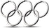 5 Pack Titanium Key Rings - Heavy Duty 25mm Split Key Rings, Titanium Gray Finish, Corrosion-Resistant & Lightweight for Keys, EDC Gear & Accessor...