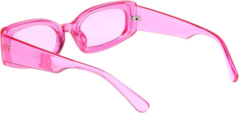 FEISEDY Retro Rectangle Sunglasses Women Men Vintage 90s Small Glasses Thick Narrow Fashion Y2K Plastic Glasses B2462...