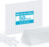 Mini Hot Glue Sticks for Glue Guns, 50-Piece Bulk, 5.7" long x 0.27" diameter, small size, versatile for crafts, DIY home decor and gluing project...