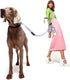 Hands Free Dog Leash, 8.2ft Multifunctional Crossbody Rope with Explosion-Proof Handle and Adjustable Training Hands Free Leash for Dogs Walking(P...
