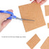 40 Pcs Square Self-Adhesive Cork Sheets,4"x 4" Cork Mats Backing Sheets Mini Wall Cork Tiles for Heat Resistant Coasters and DIY Crafts Supplies...