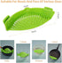 YEVIOR Clip on Strainer for All Pots Pan Pasta,Silicone Food Strainer Hands-Free Pan Strainer, Clip on Kitchen Gadgets Food Strainer for Spaghetti...