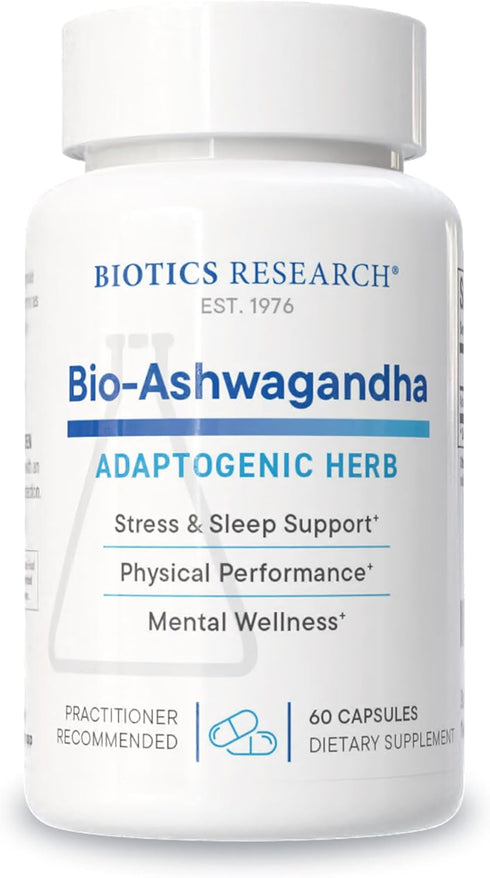 Biotics Research Bio Ashwagandha 300mg Ashwagandha Root, Adaptogenic Herb, Promotes Relaxation Response, Healthy Adrenal, Cognitive and Immune Sys...