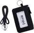 Iconic Zip ID Case Card Holder for Women,Signature Cotton Coin Purse with Id Window,RFID Blocking Change Pouch with Key Chain(BLACK)...