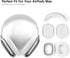 AIRSPO for Airpods Max Case Cover, Clear Soft TPU Case Cover+Slicone Earpad Cover+Silicone Overhead Cover, Transparent Protective Case for AirPods...