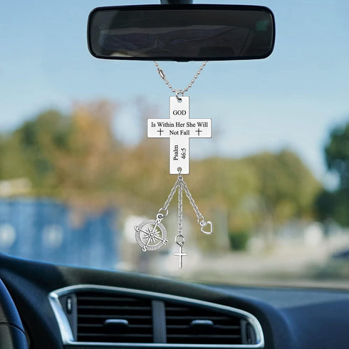 Christian Gifts for Women Inspirational Religious Gifts for Women Best Friend Sisters Mom Aunt Car Hanging Ornament for Women Religious Encouragin...