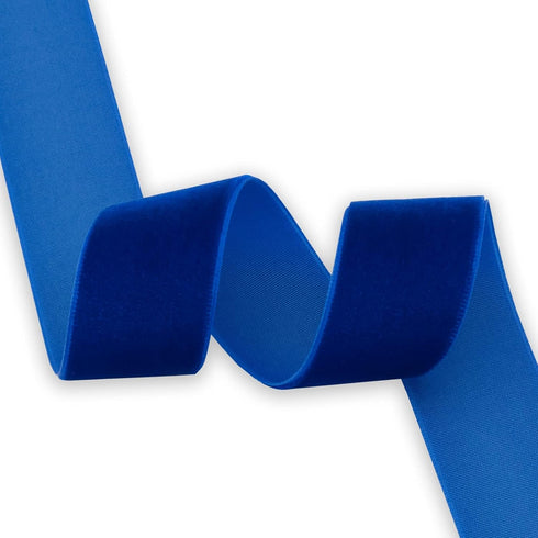 Nylon Velvet Ribbon Single Faced,1 Inch X 25Yards Spool (Royal Blue)...