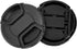 2 Pcs 52mm Center Pinch Front Lens Cap Compatible with Nikon DSLR Camera with 18-55mm or 55-200mm Lens, D3200 D3000 D5200 D5100 D5000 D90 D80 D60,...