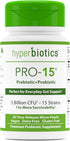 Hyperbiotics Pro 15 Vegan Probiotic Supplement | Time Release Pearls | 15 Diverse Strains | Probiotics for Women and Men | Digestive and Immune Sy...