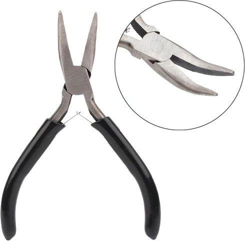 Alfie Home - Ellery 4 Pieces Pliers and 2 Pieces Tweezers Jewelry Tools Kit Set with Case, for Jewelry Beading DIY Repair Making Accessories Suppl...