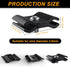 18 Pcs Gridwall Joining Clips Black Wire Grid Panel Connector Grid Panel Joiner Connectors Grid Wall Clamps Grid Connectors for Wall Grid Panels (...