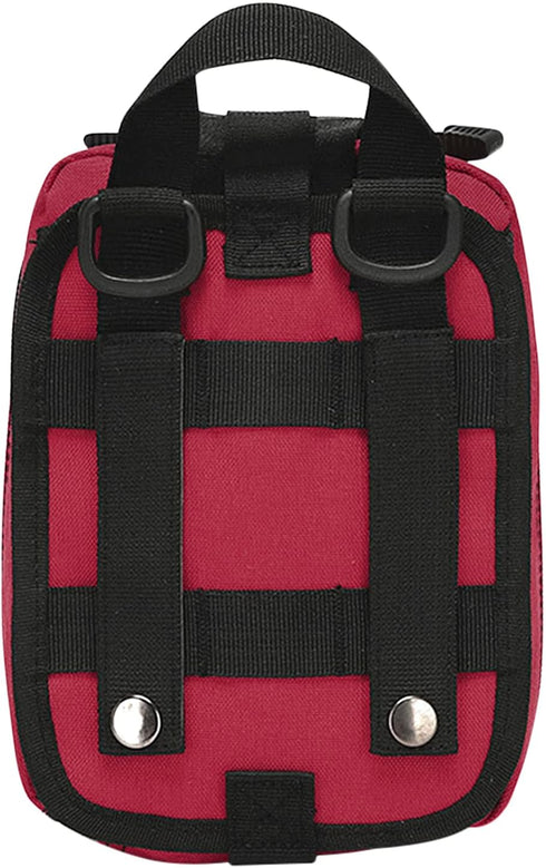 First Aid Kit Survival Backpack Emergency Trauma Kit EMT Medical Pouch Outdoor Tactical Gear Set Organizer Military Grade Rip-Away Molle Pouch Bag...