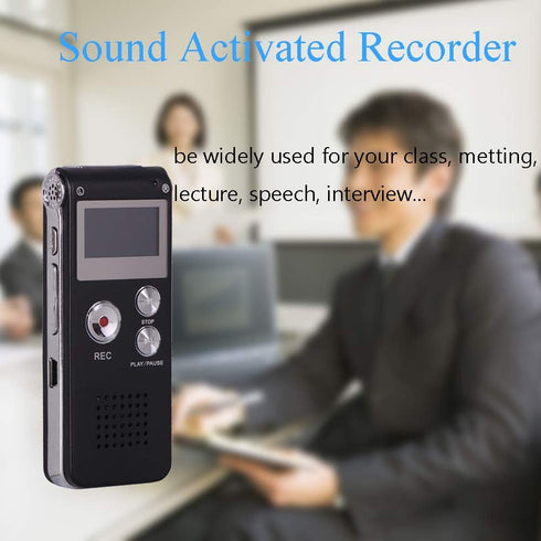Digital Voice Recorder,KerLiTar K-R01 Voice Activated Recorder for PC Small Tape Recorders for Lectures/Meetings/Interviews...