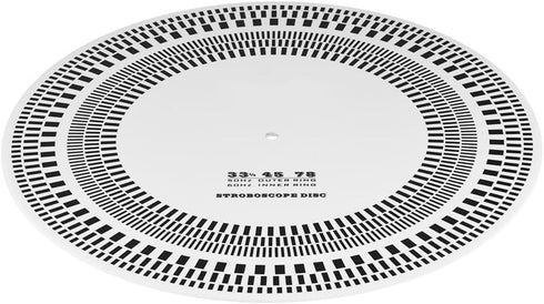 Turntable Strobe Disc, Profesional LP Turntables Record Disc Calibration Disc Stroboscope Disc Tests 33/45/78RPM...