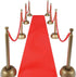 Red Carpet Runner for Party, 2 x 15 ft, Non-Woven Polyester Fabric Aisle Runner for Wedding Ceremony, Hollywood Red Carpet for VIP Awards Night Th...