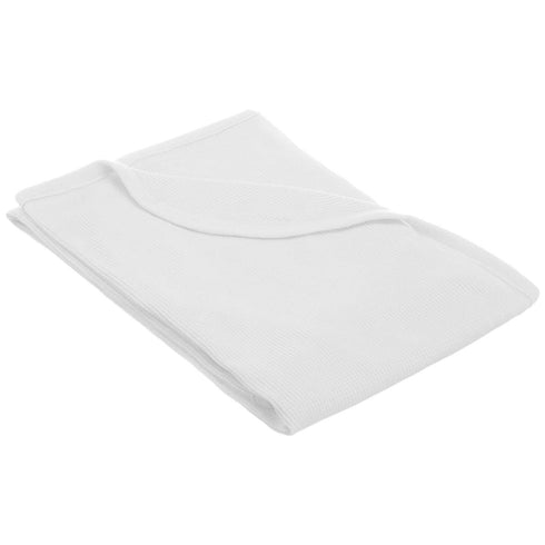 American Baby Company Preschool Bundle Set, a 23" x 40" Daycare/Preschool Cot Sheet and a 36" x 48" Toddler Blanket, White, for Boys and Girls...