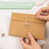 40 Pcs Kraft Paper Envelopes with String Tie Closure Project Pockets Document Organizer for Office Folder Booklet Bag, 4.53 x 6.7 inches (Brown)...