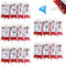 20 Pack Blood Bags for Drinks, 8.5oz Anti-Leak With Cap, Reusable Food Grade, Decoration Cups for Halloween and Christmas...