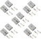 10 Pcs 50 Amp 10-12 Gauge Battery Quick Connector, Jumper Cable Plug Connect/Disconnect for Recovery Winch, Towing Systems(Grey)...