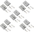10 Pcs 50 Amp 10-12 Gauge Battery Quick Connector, Jumper Cable Plug Connect/Disconnect for Recovery Winch, Towing Systems(Grey)...