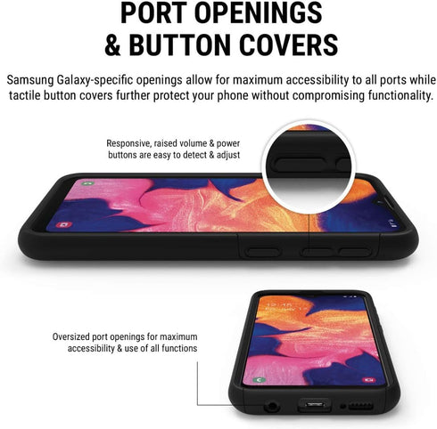 Incipio DualPro Case Compatible with Samsung Galaxy A10e - Black...