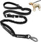 Philorn Bungee Dog Leash Heavy Duty 6-7FT Tactical Dog Leash, Adjustable Leash for Large Dogs That Pull with 2 Padded Traffic Handles, Reflective ...