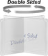 Double Sided White Board Dry Erase 11" x 14", White Boards for Walls, Mini Hanging Whiteboard for Home School Office...