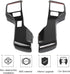 RT-TCZ for 4Runner Carbon Fiber Interior Accessories for Toyota 4Runner TRD Pro 2010 Up Tundra 2014 Up Steering Wheel Panel Trim 2pcs...