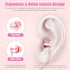 Neckband Bluetooth Headphones, 200H Extra Long Playtime Wireless Stereo Neckband Earbuds with Microphone, Waterproof Balanced Armature Drivers in ...