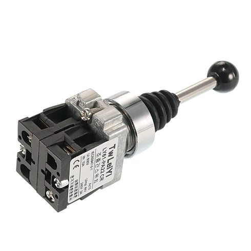 uxcell Joystick Switch Controllers 2 Position 2NO Momentary Type 150/250/600V 15/10/4A 22mm Panel Mount...