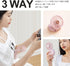 Handheld Fan, Portable Neck Fan, Folding fan,Attachment aromatherapy function 3 Speed Fan USB Rechargeable Fan Cute Design Fan for Stylish Kids Gi...