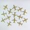 100 Counts Gold Glitter Airplane Table Scatter/Paper Confetti Decorations for Baby Shower Birthday Party...