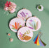 GetfuQi Embroidery Kit for Beginners -4 Sets Embroidery Kit for Adults,Easy Learn Hand Embroidery Set,Funny Plants Stamped Embroidery Starter Kit,...